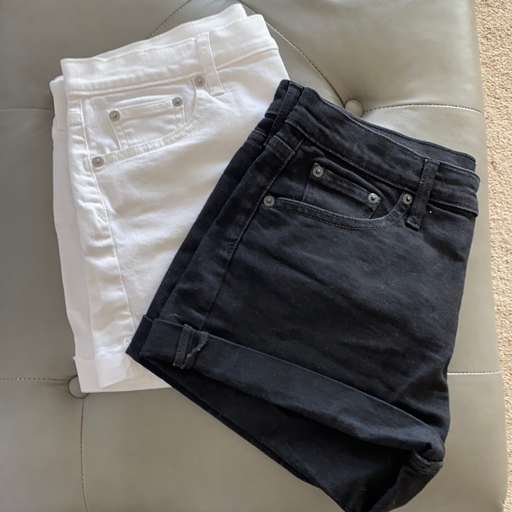 Gap denim shorts 2 pair